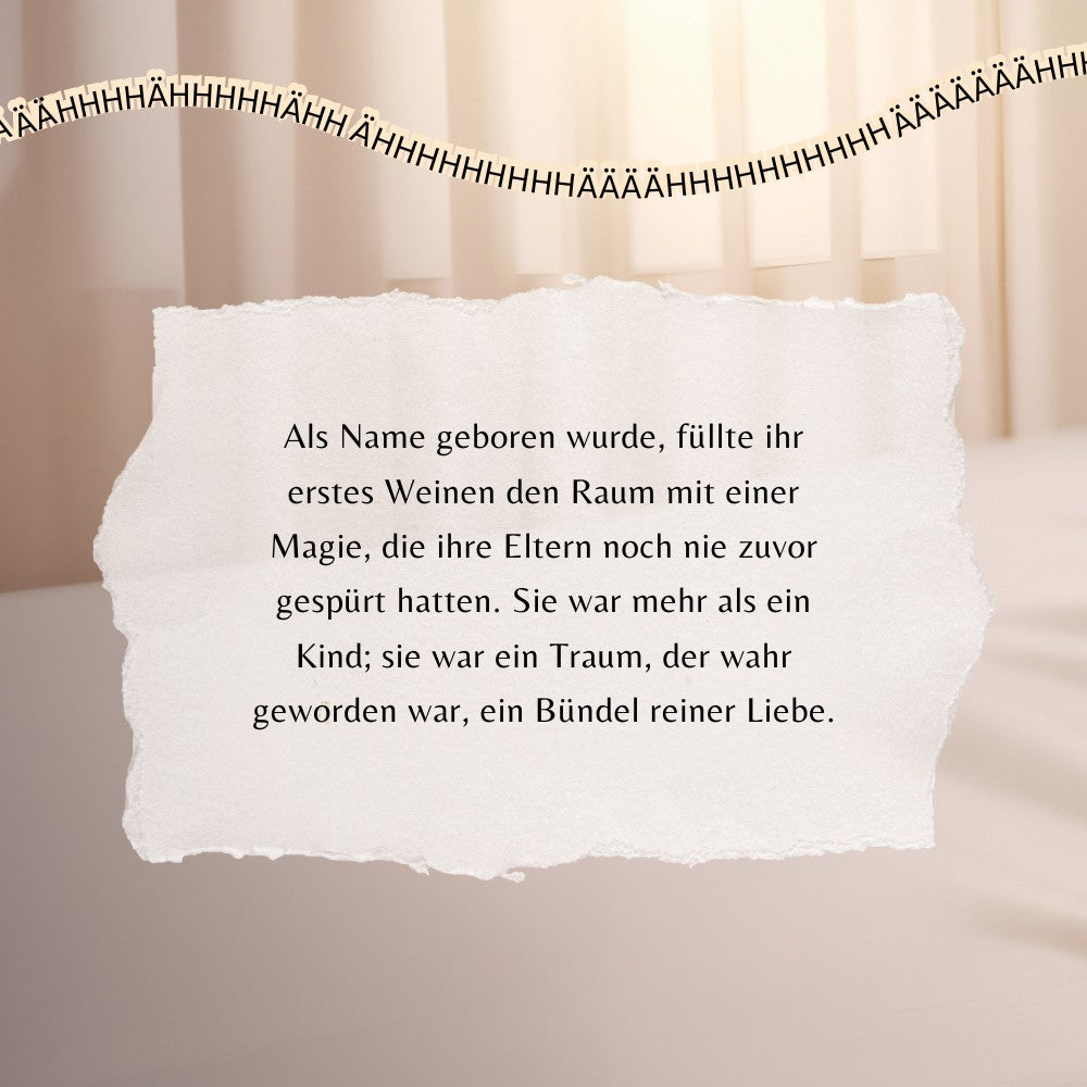 Names erstes Wunderjahr auf der Welt